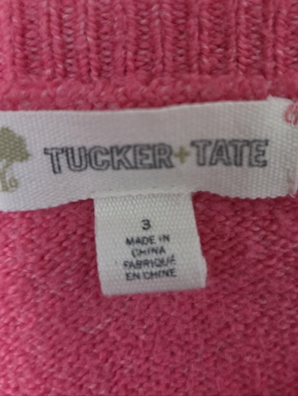 Tucker + Tate Hot Pink Dalmatian Crown Knit Sweater 3T - Picture 2 of 7